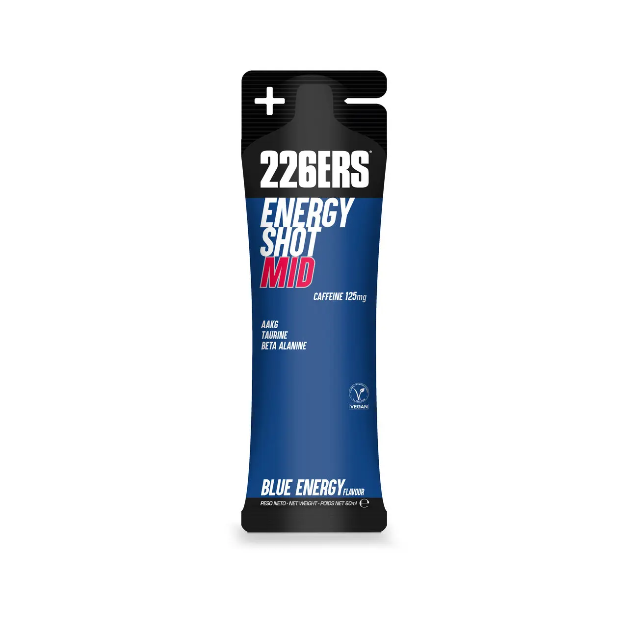 Energiegetränk mit Koffein 226ERS Stick Energy Shot Zero (x24)