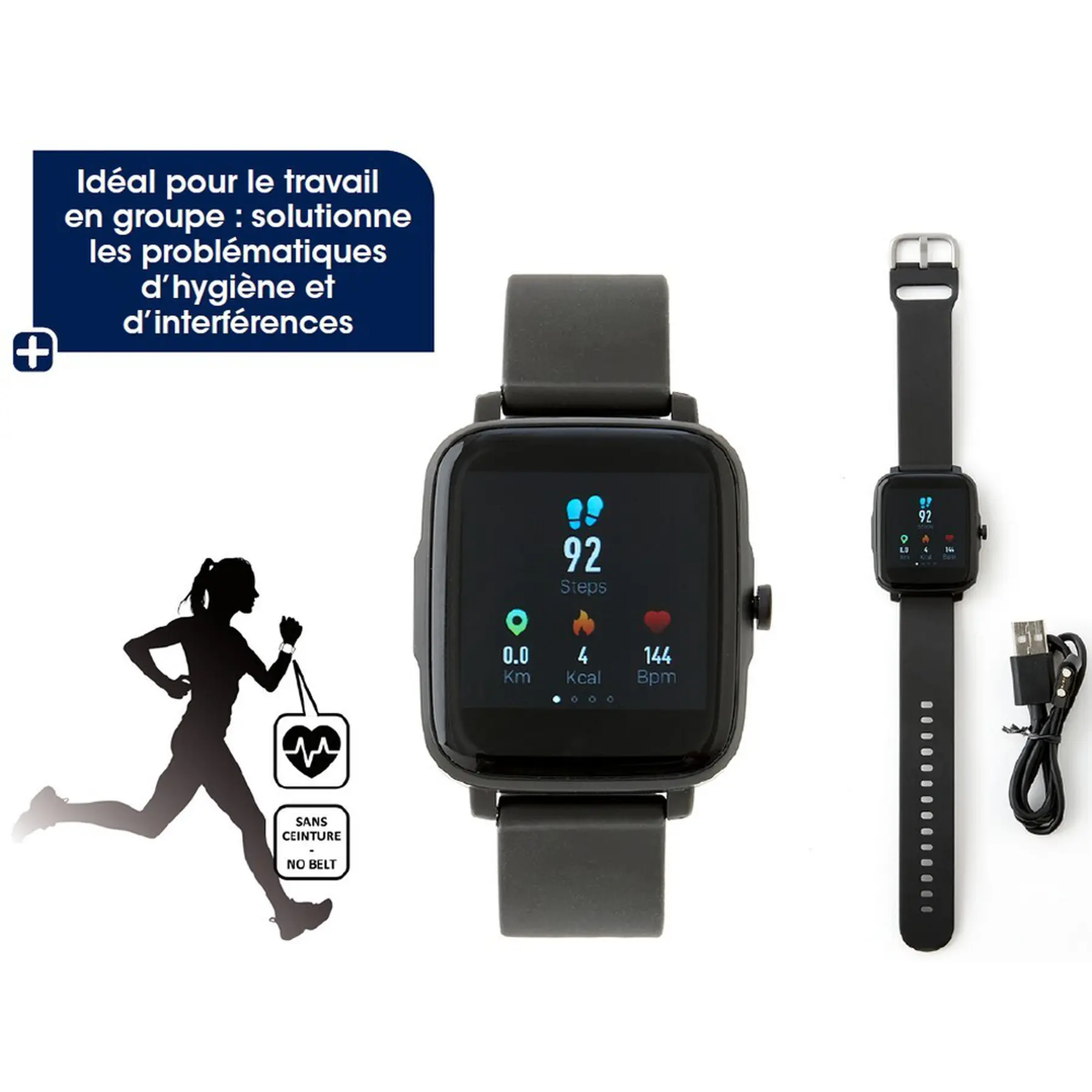 Uhr mit Herzfrequenzmesser Tremblay CT