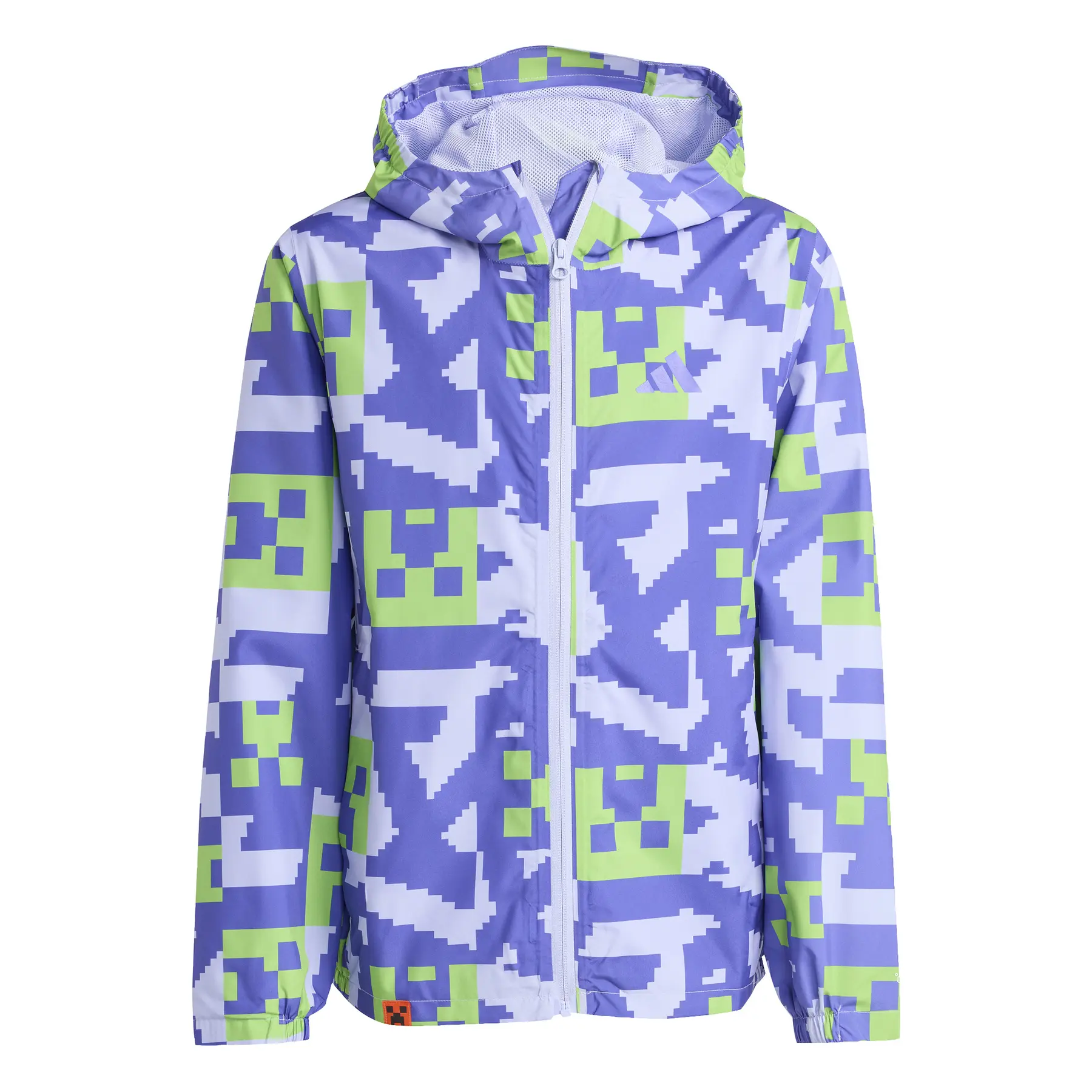 Wanderjacke Kind adidas Adidas Minecraft Terrex 2 Layer Climaproof Rain Jacket