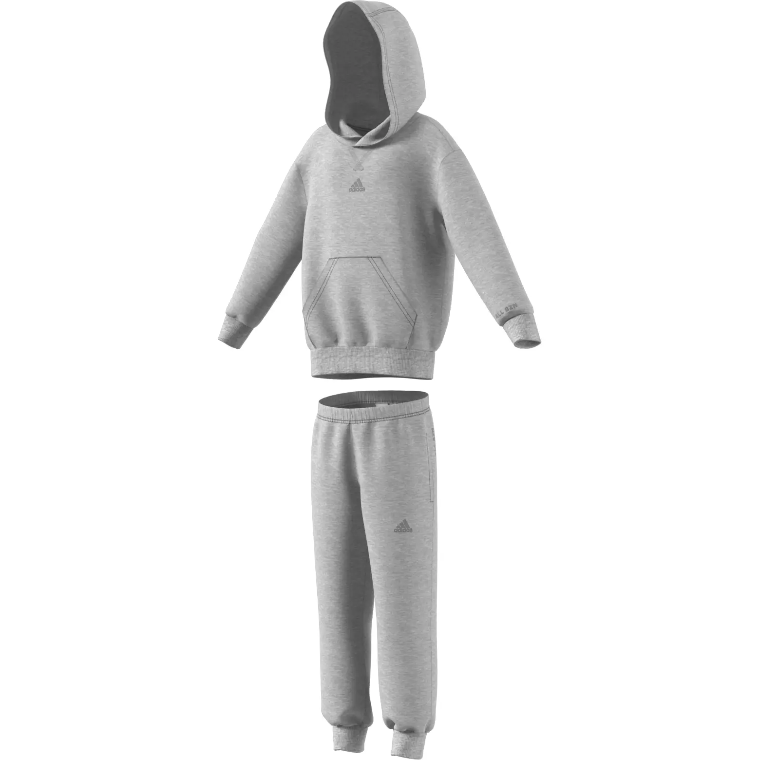 Kinder Fleece-Trainingsanzug mit Kapuze adidas