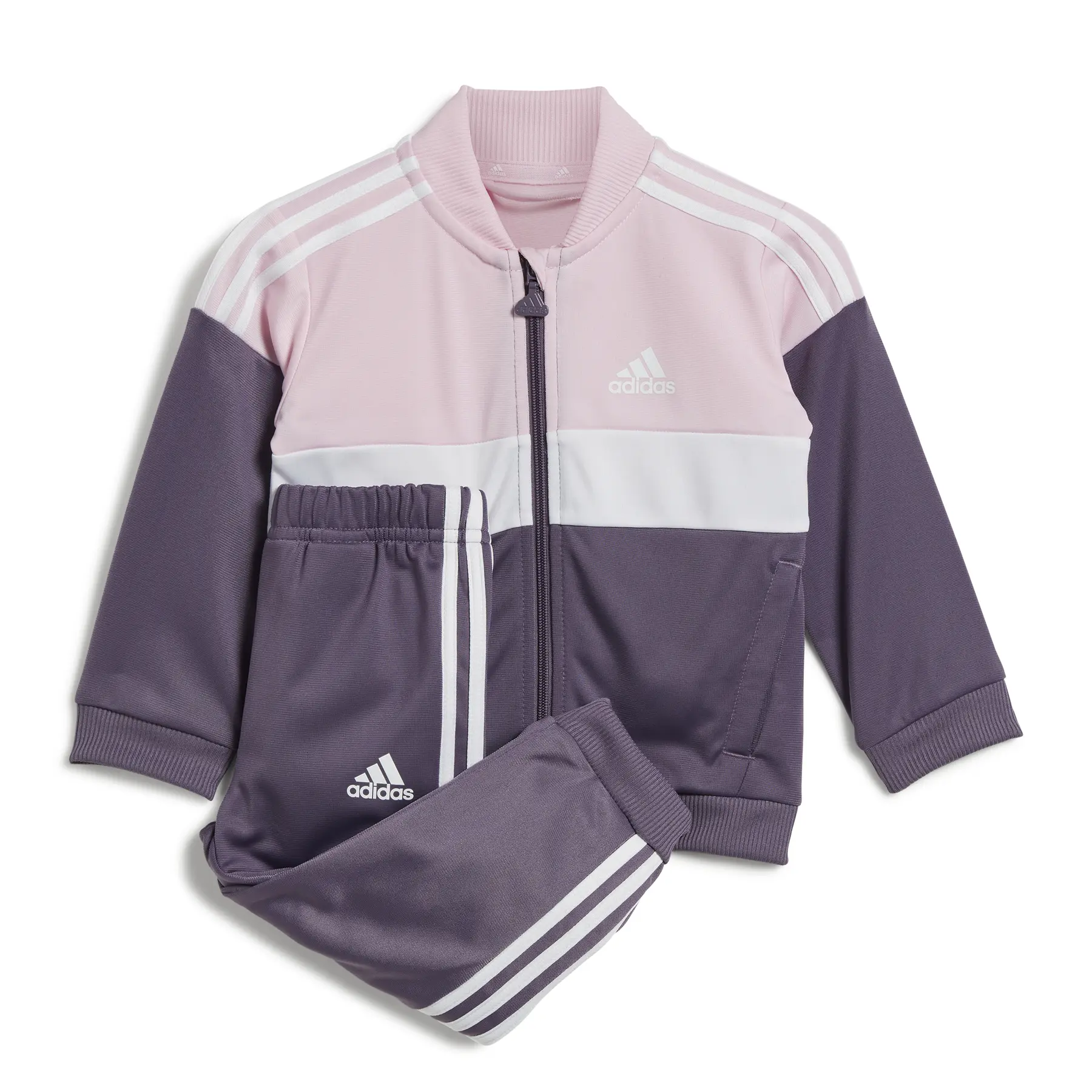3-Streifen-Trainingsanzug Farbblock, Baby adidas Tiberio
