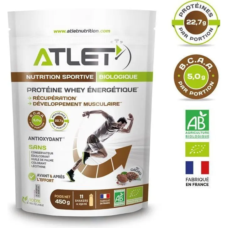 Bio Protein-Nahrung Kakao ATLET Nutrition