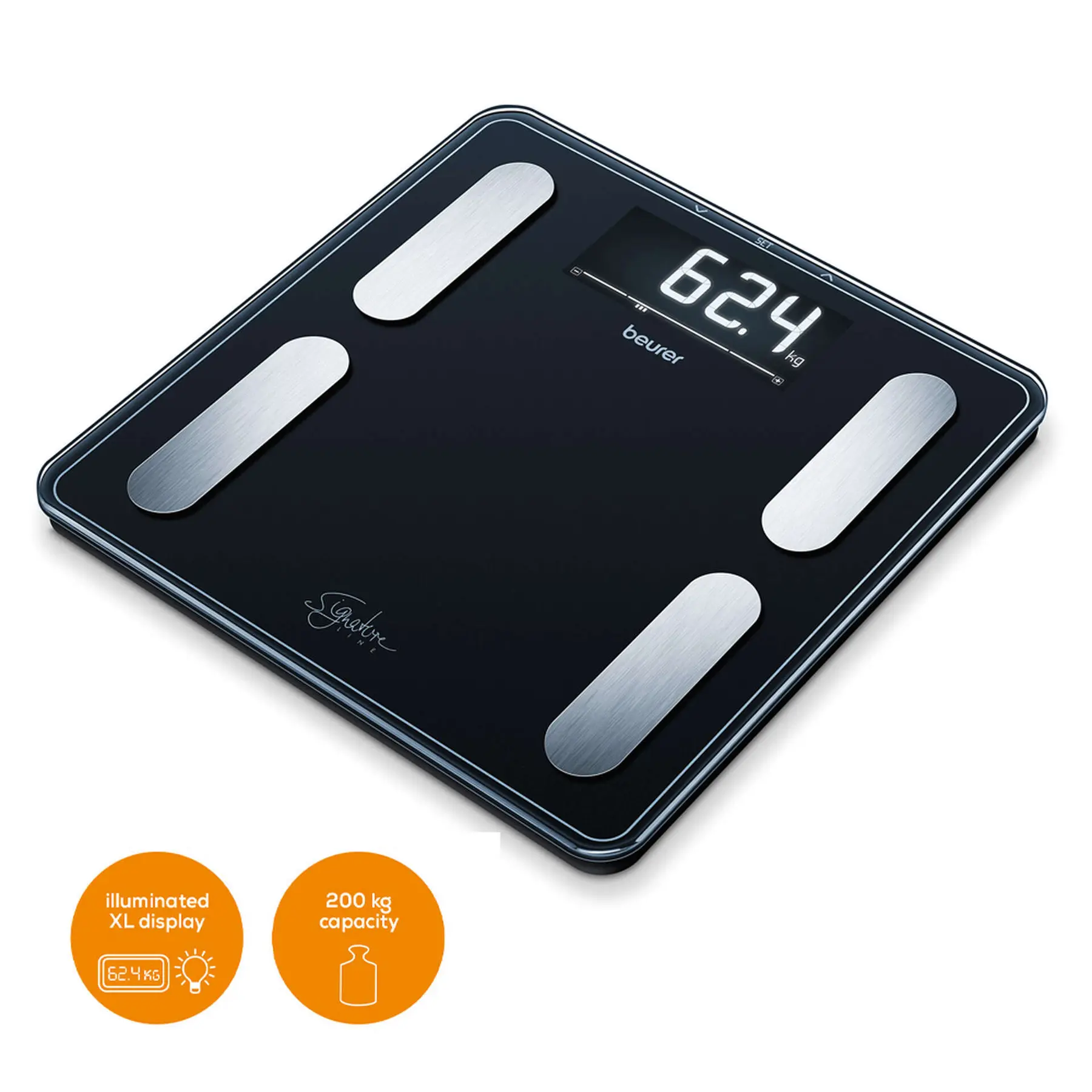 Personenwaage mit Impedanzmesser Beurer BF 400 Signature Line