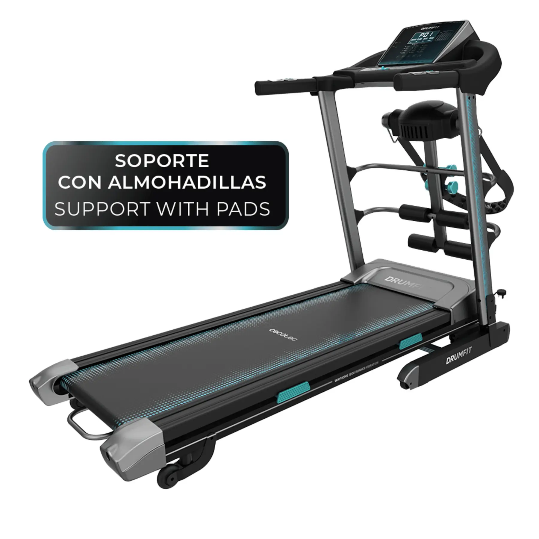 Laufband Cecotec DrumFit WayHome 1600 Obelia Pro