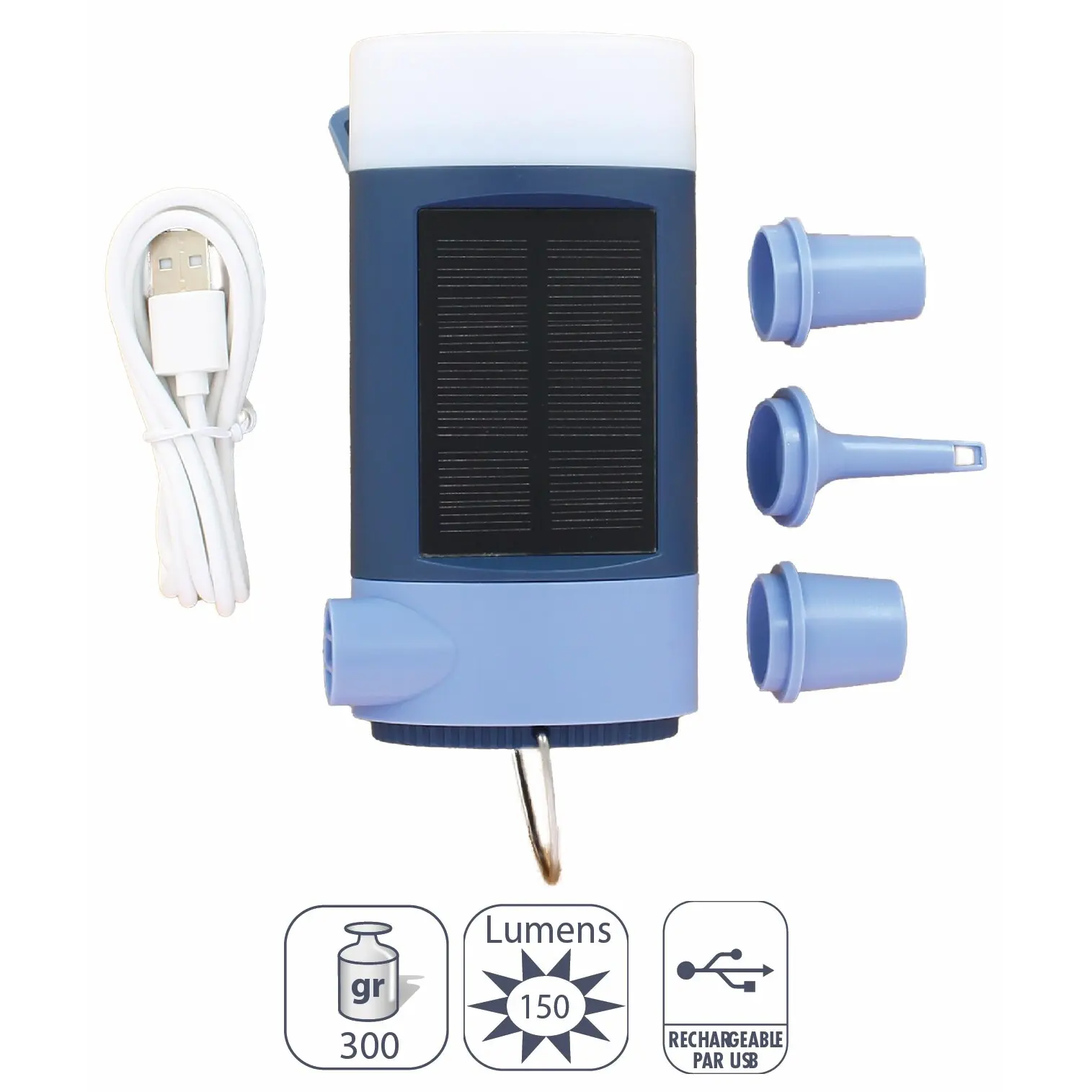 Wiederaufladbare Laterne/Inflator Élémenterre Abreda