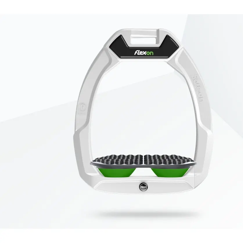 Sicherheitseinsteller Reiten Endurance Weiß/Grau/Grün Flex-On Safe-On
