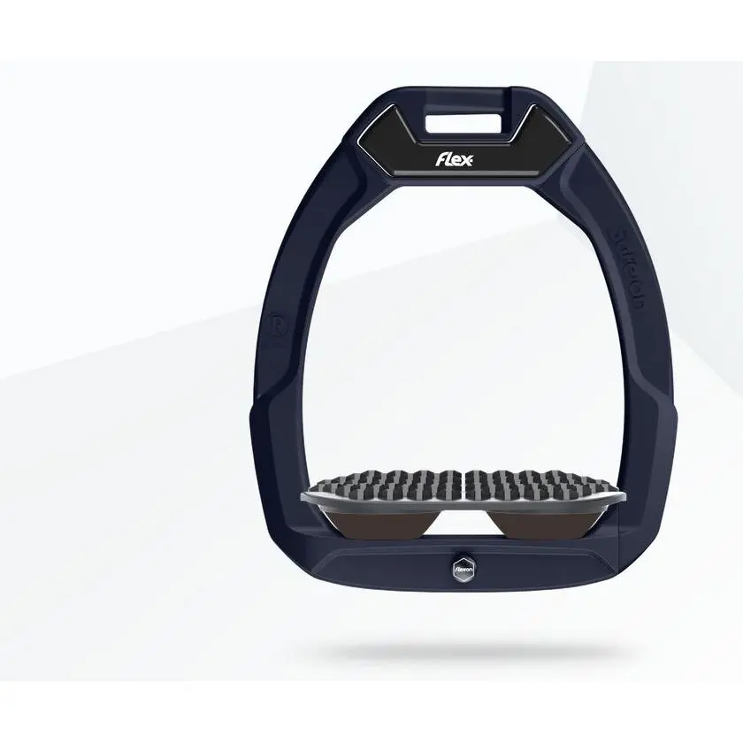 Sicherheitssteigbügel Reiten Endurance Rot/Grau/Braun Flex-On Safe-On