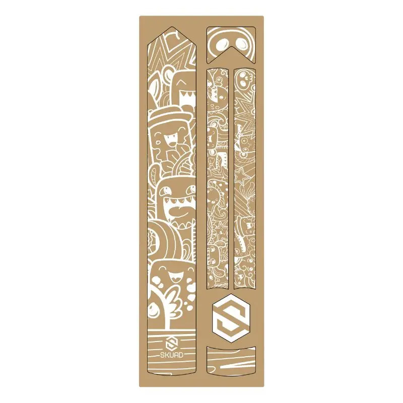 Schutzaufkleber Rahmen Gist Skuad Comics