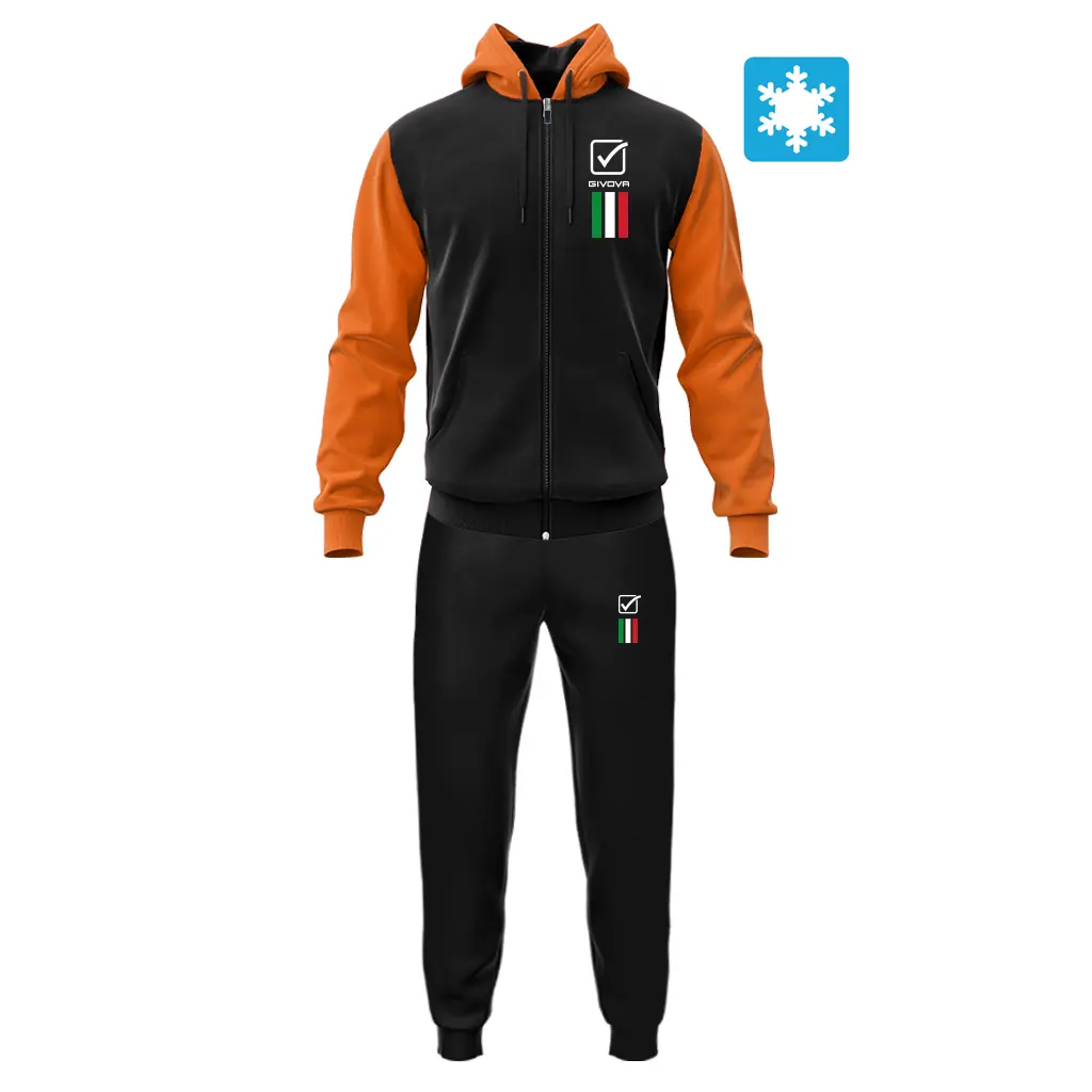 Jogginganzug mit Kapuzenpullover für Kinder Givova Italia 100