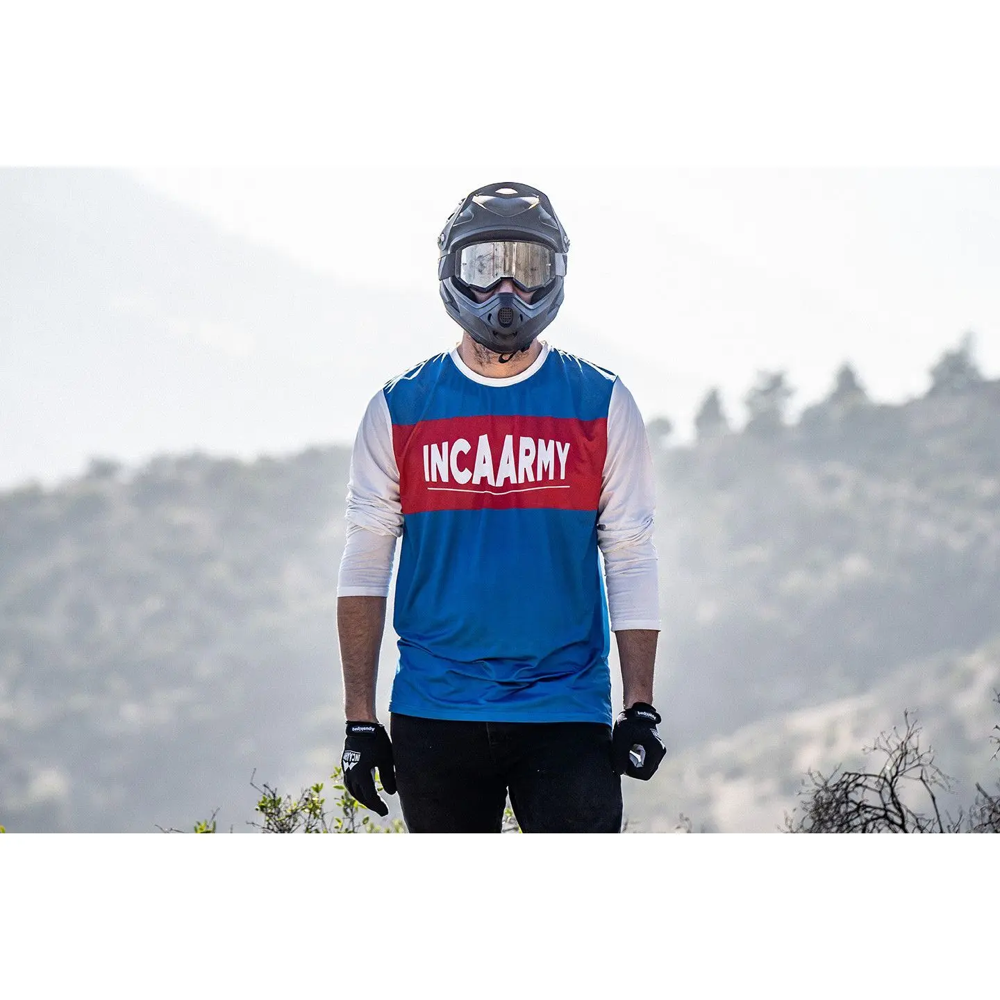 Langarmtrikot Inca Army Retro Army
