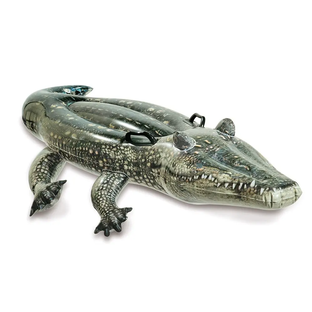 Aufblasbare Alligatormatratze für Babys Intex
