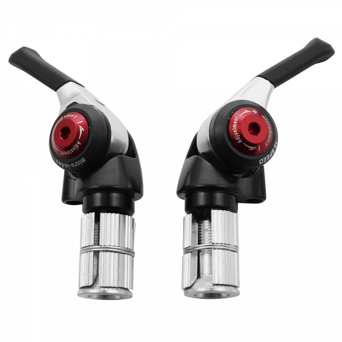 Doppelte Schaltsteuerung aus Aluminium Microshift Centos BS-A10