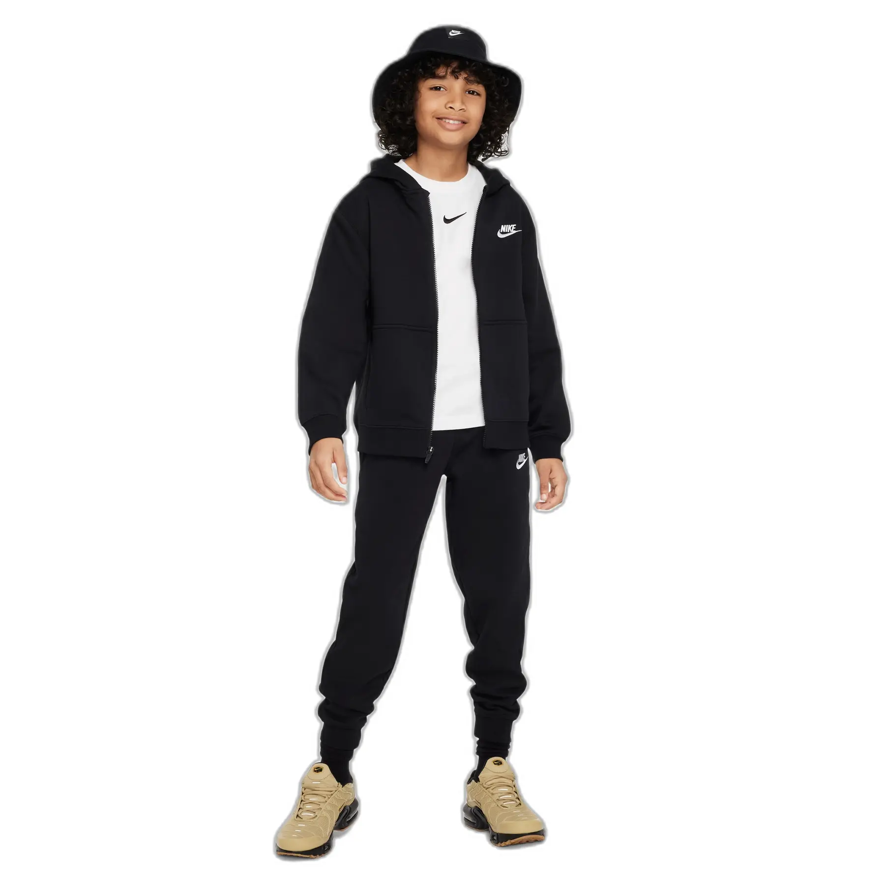 Full Zip Trainingsanzug Kind Nike Club Fleece