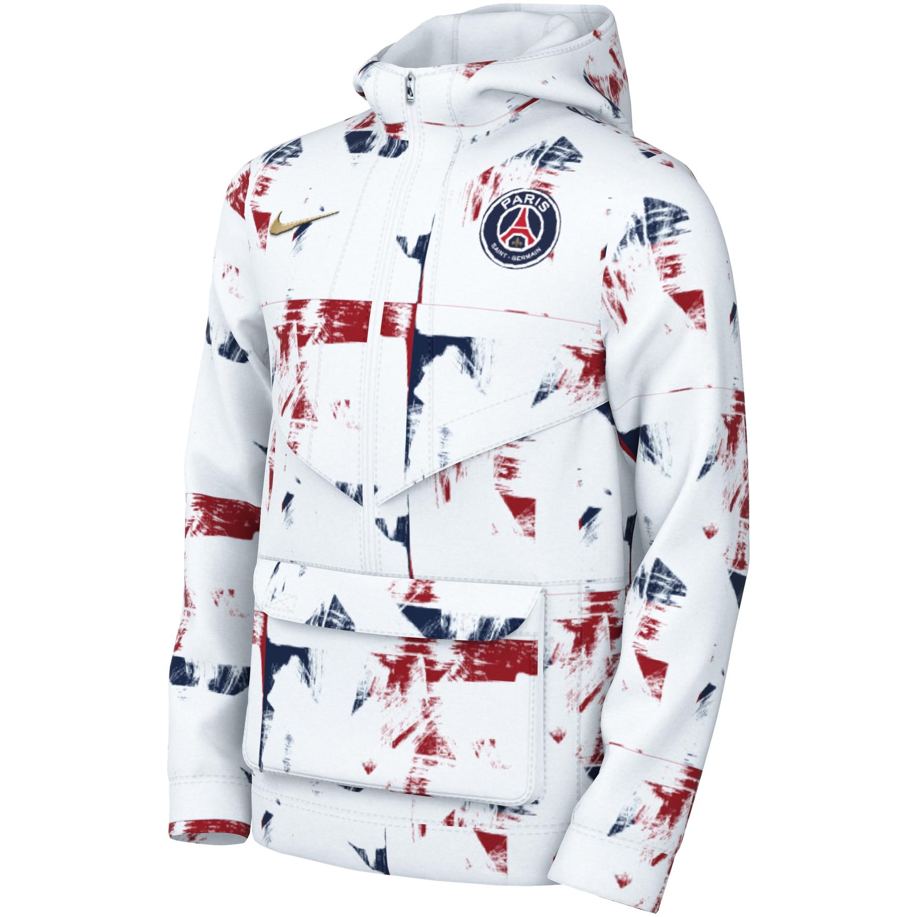 Kapuzenjacke für Kinder PSG 2024/25 Amplify Anrak