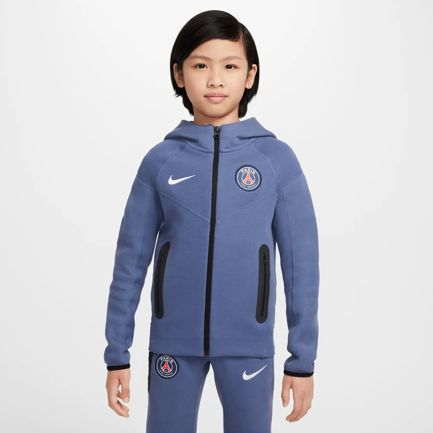 Vollzip-Jacke für Kinder PSG Tech Fleece 2025/26
