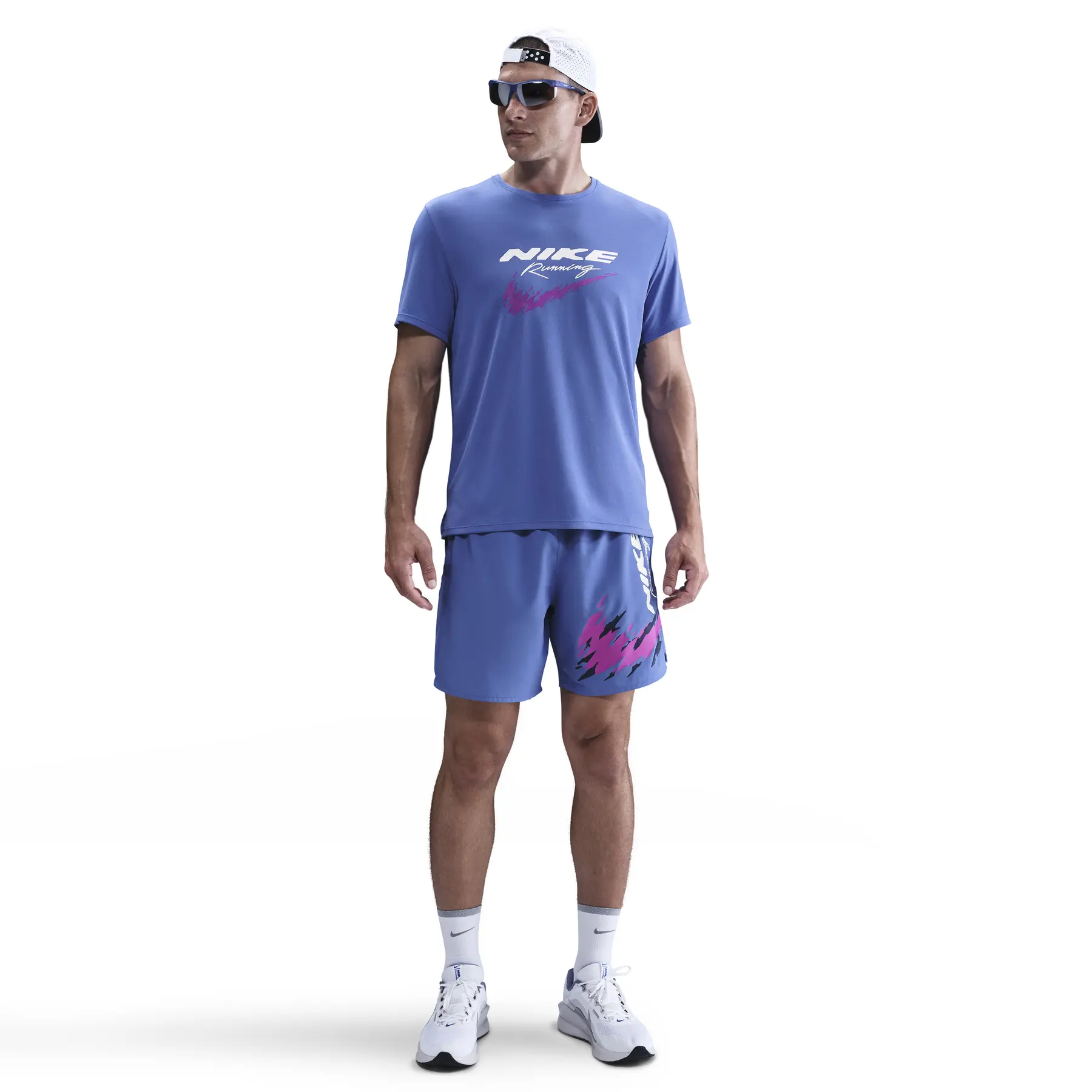 Short mit integriertem Unterhöschen Nike Challenger Dri-Fit