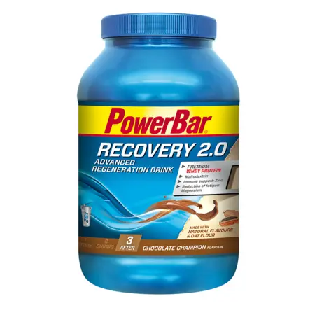 Trinken Sie PowerBar Recovery 2.0 - Chocolate Champion (1,144kg)