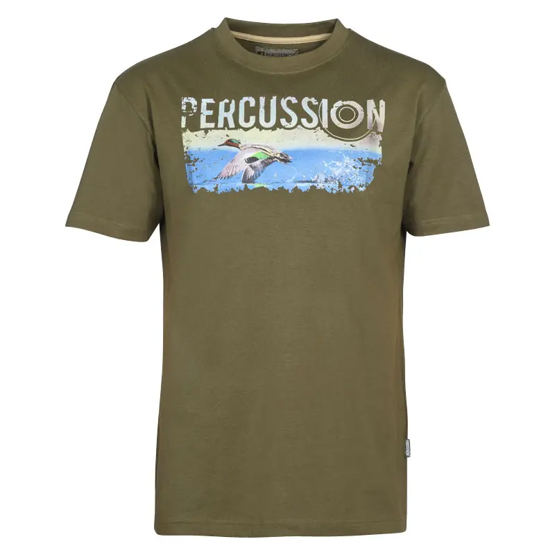 T-Shirt mit Siebdruck Ente PERCUSSION