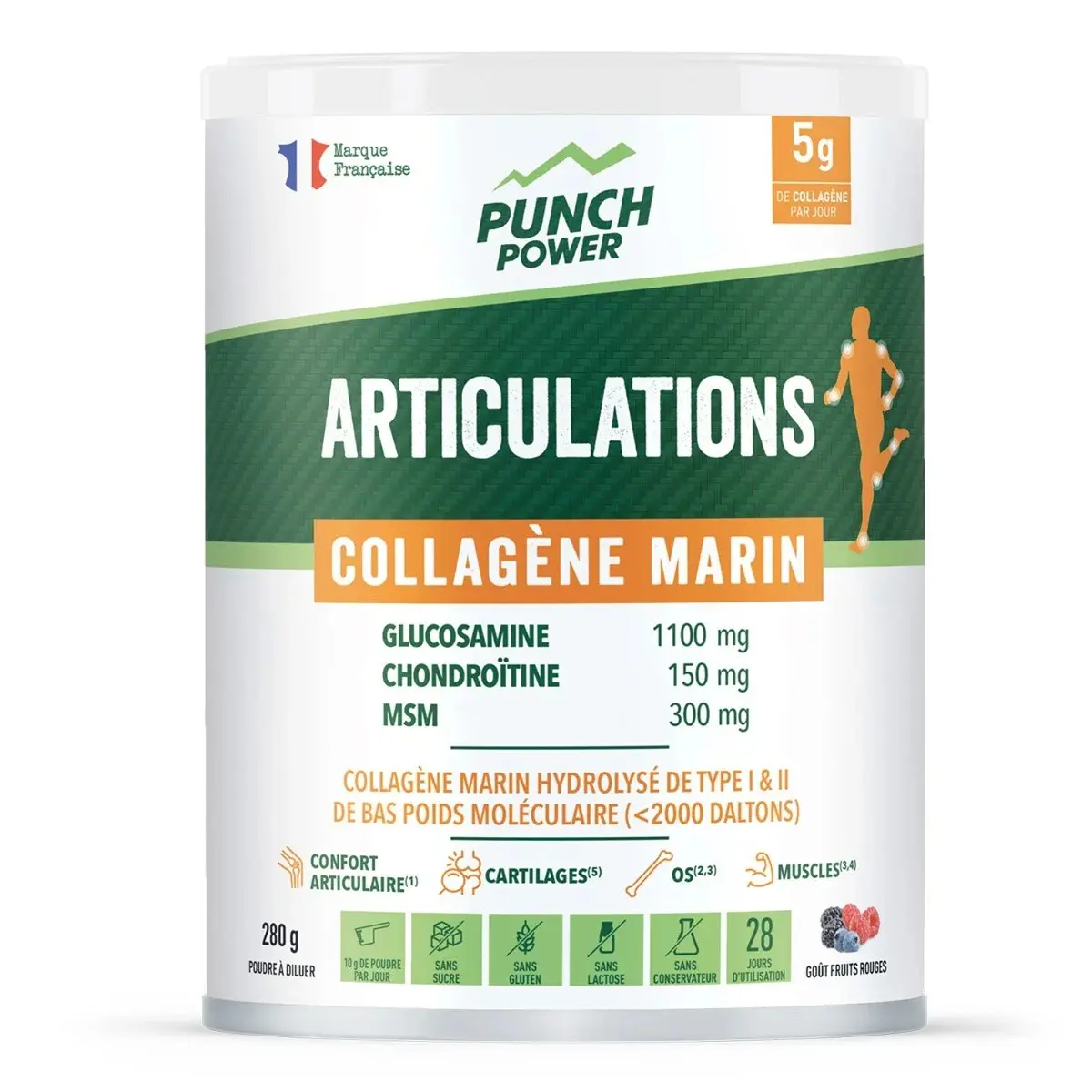 Nahrungsergänzungsmittel Punch Power Articulations Collagène Marin