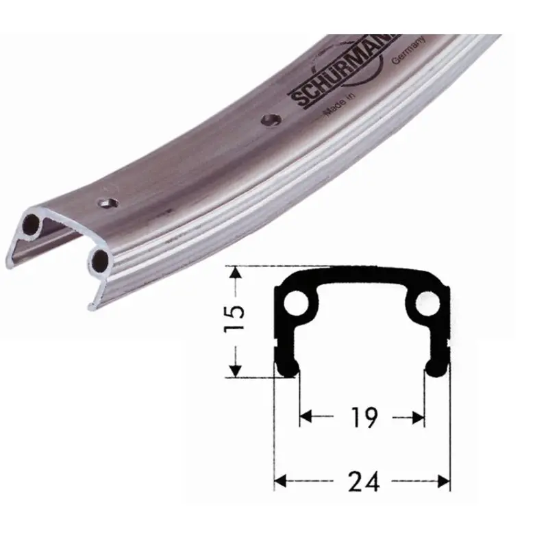 20-Loch-Ventilfelge ohne Öse aus Aluminium Roland 305-19