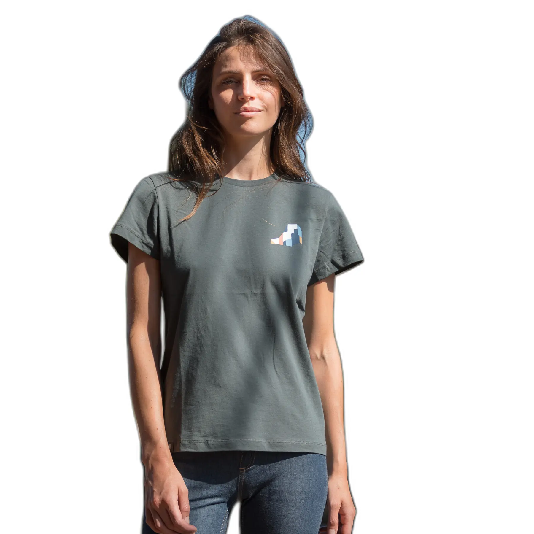 T-Shirt Damen Snap Climbing Heart Dietrich