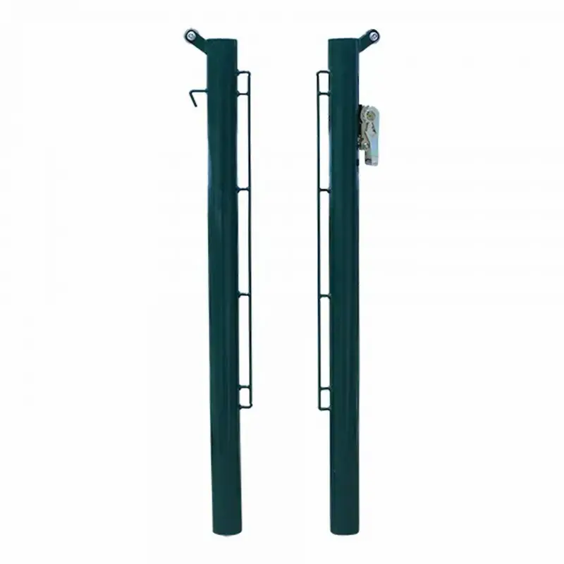 Paar feste 80 mm Padel-Pfosten aus Metall Softee Equipment Deluxe