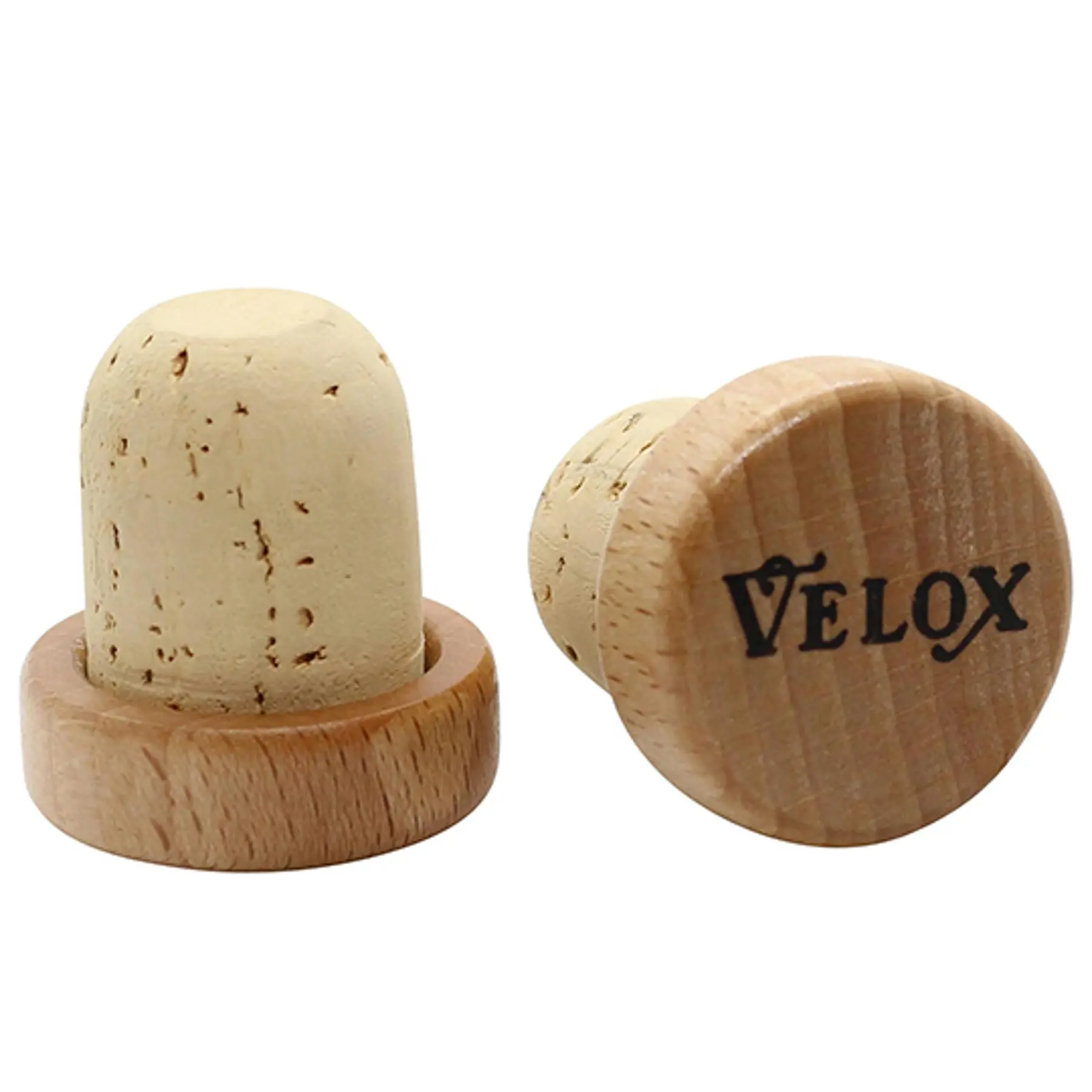 Vintage Holz/Kork Lackierte Stecker für Kleiderbügel Velox