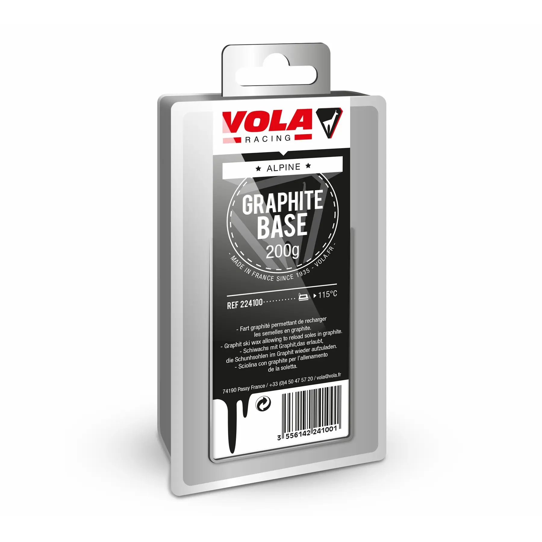 Wax zum Aufladen der Graphitsohlen Vola 200 g