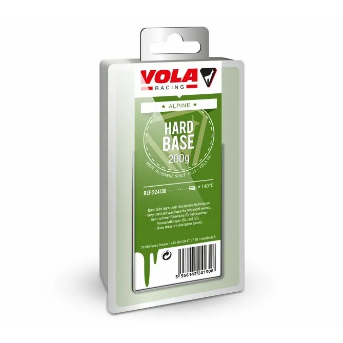 Skiwachs gegen Schneeabrieb base Vola Hard 200 g