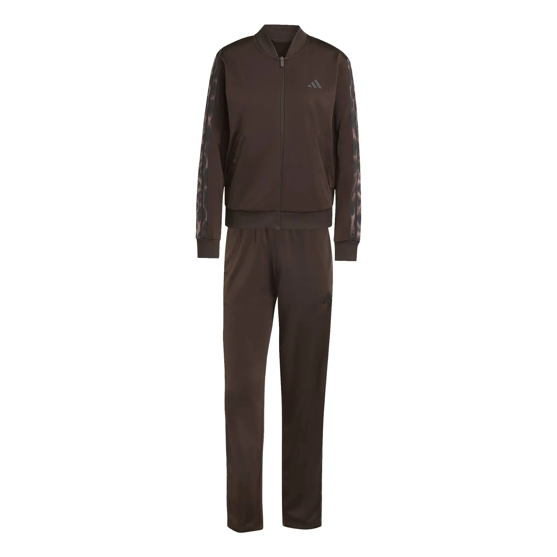 Damen Leoparddruck Trainingsanzug adidas 3-Stripes
