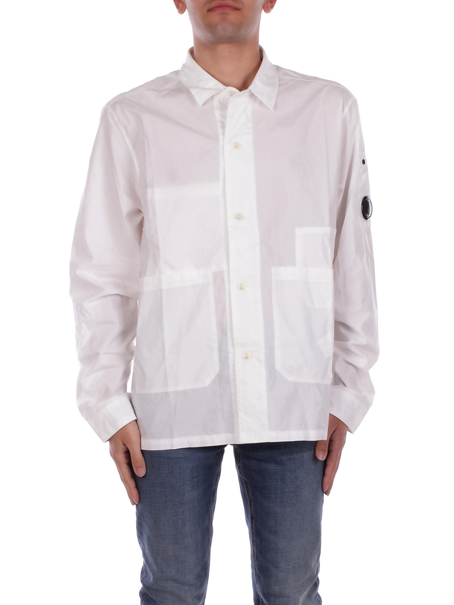 Cp Company Shirts Gauze weiB