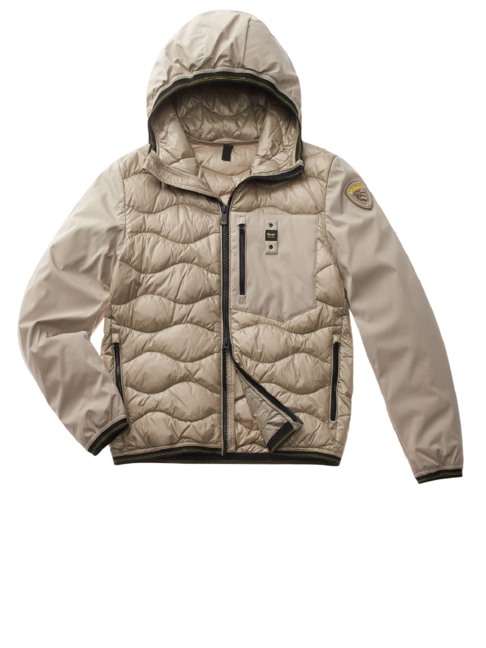 Blauer Beige Jacken