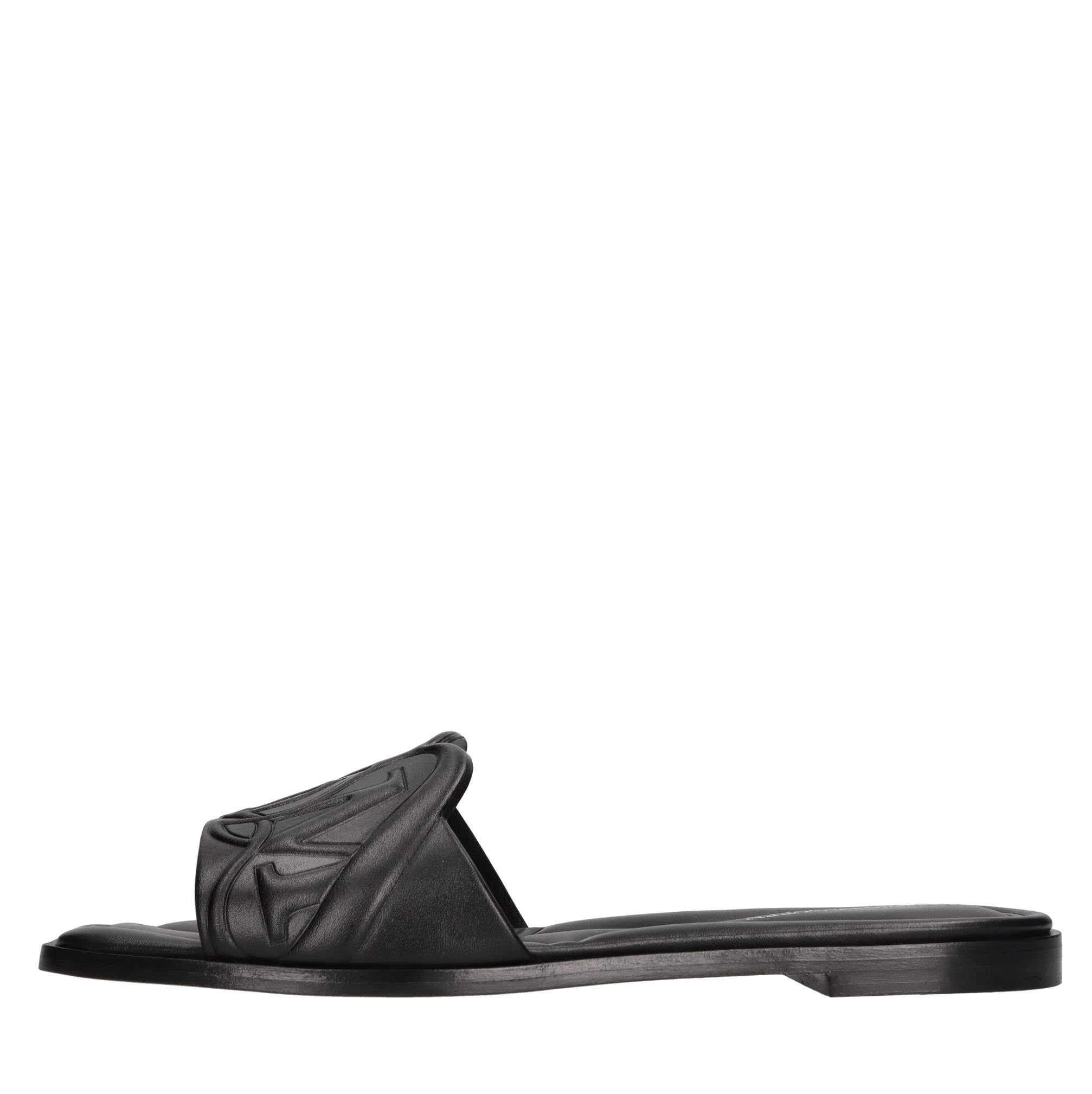Alexander Mcqueen Sandel schwarz
