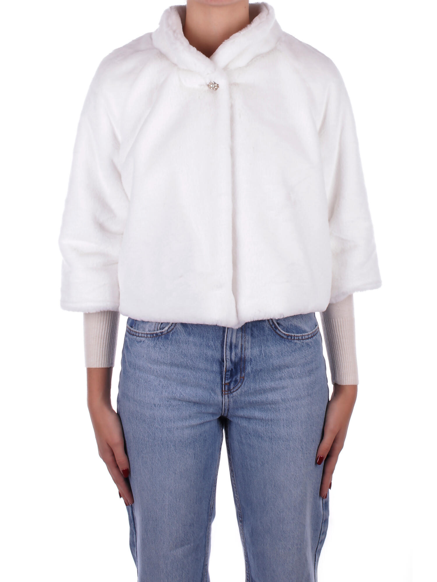 Cremefarbene Jacken von MADEMOISELLE DU MONDE