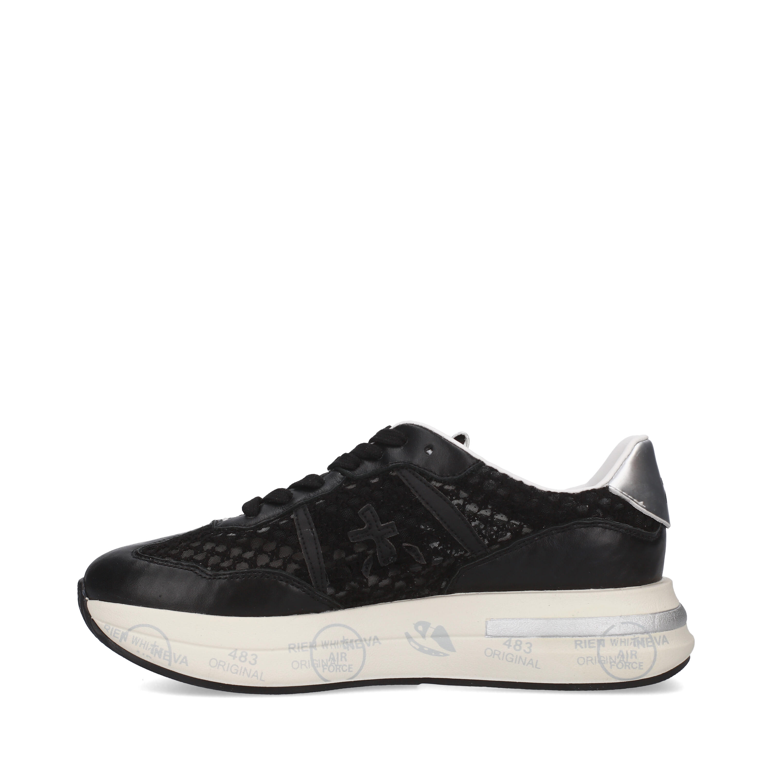 Premiata Schwarze Sneaker