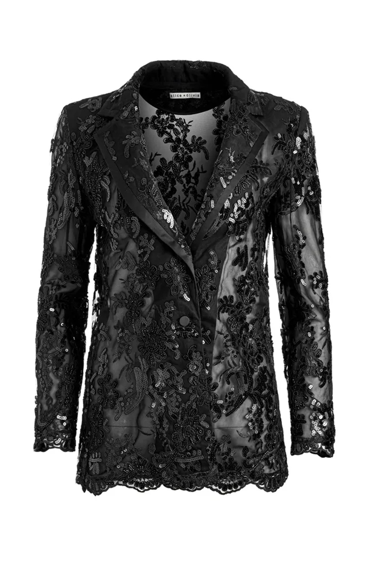 Alice + Olivia Jacken Schwarz