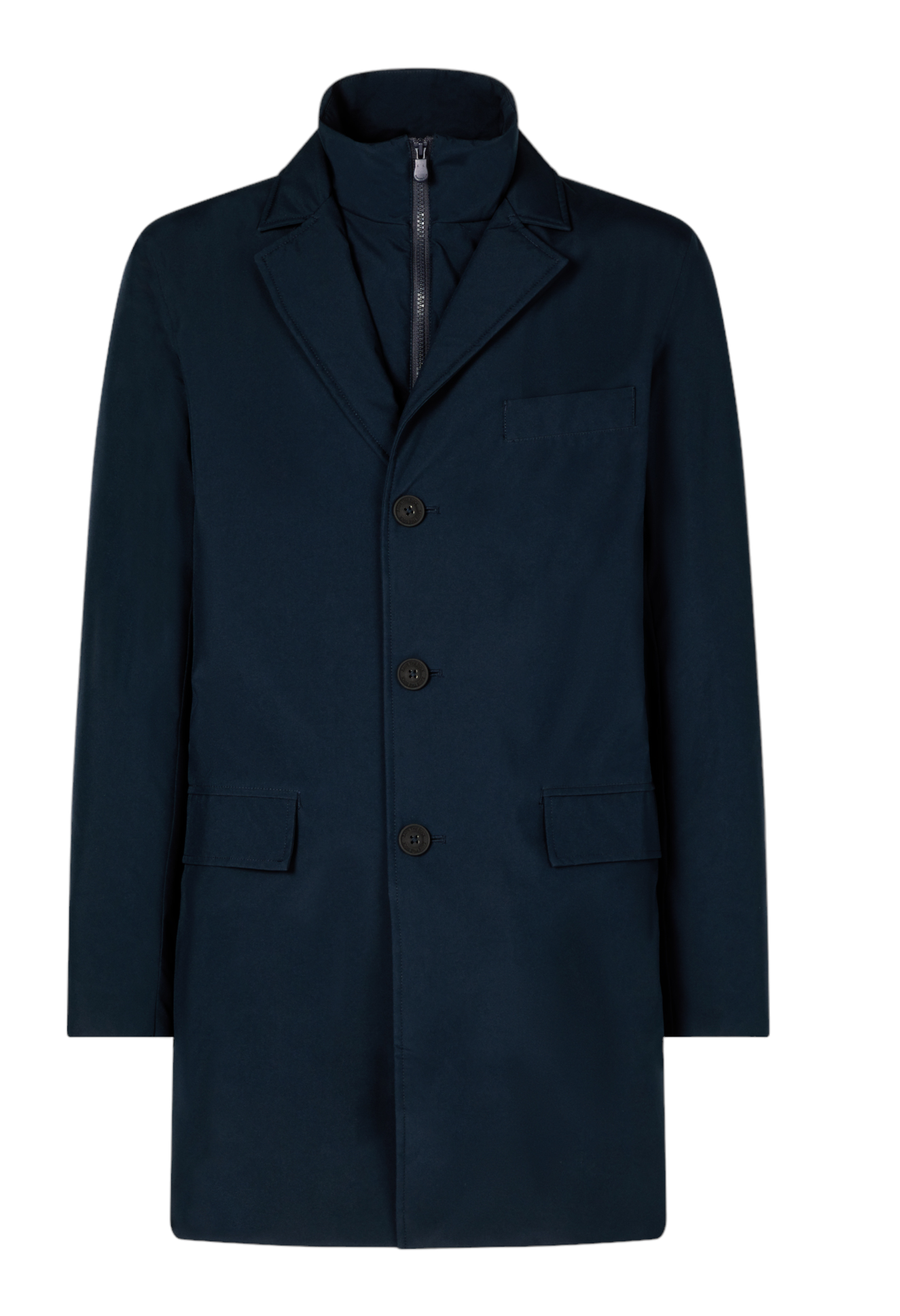 Speichern Sie die blauen Jacken von Duck