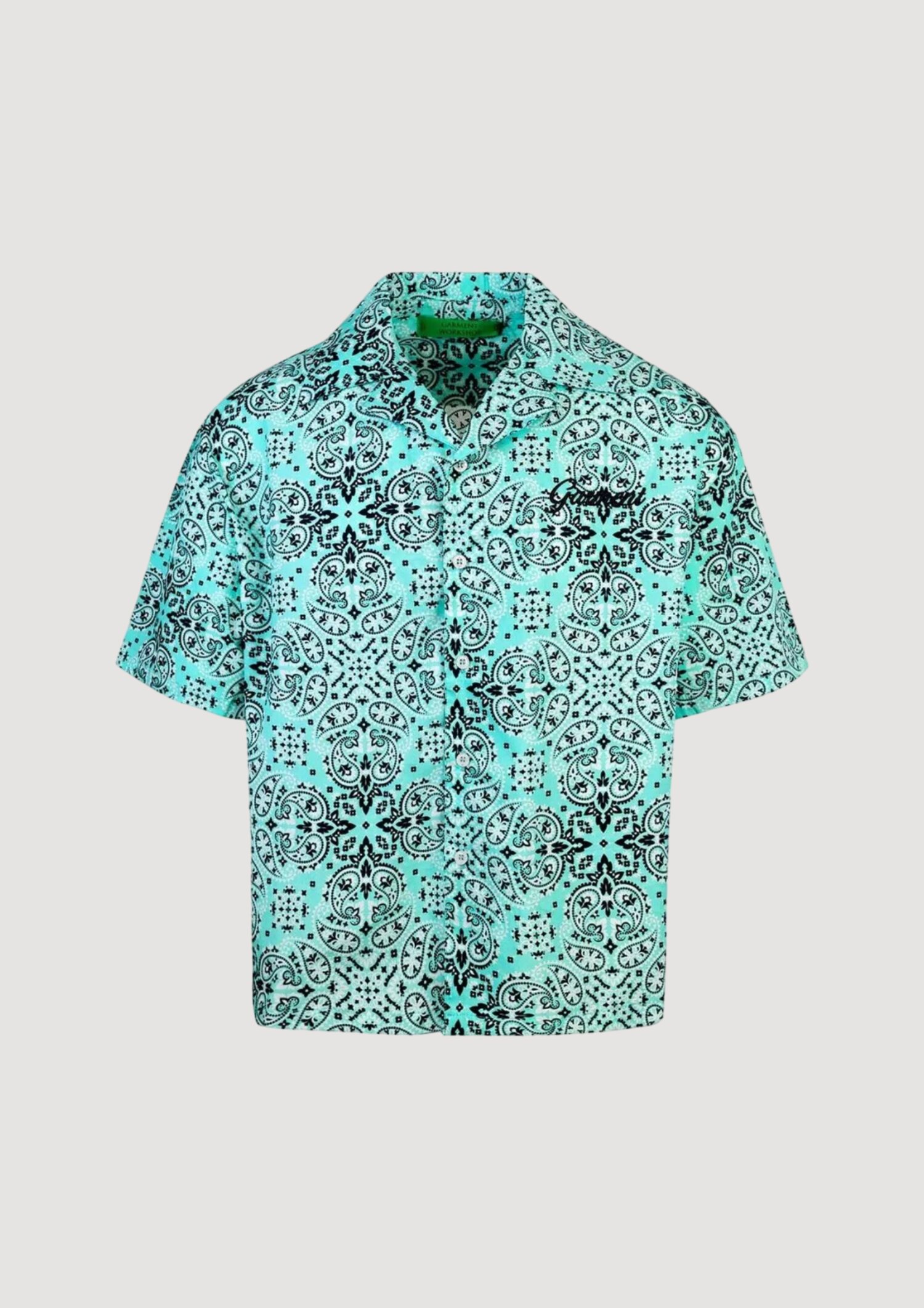 paisley bandana kurze Armel Hemd