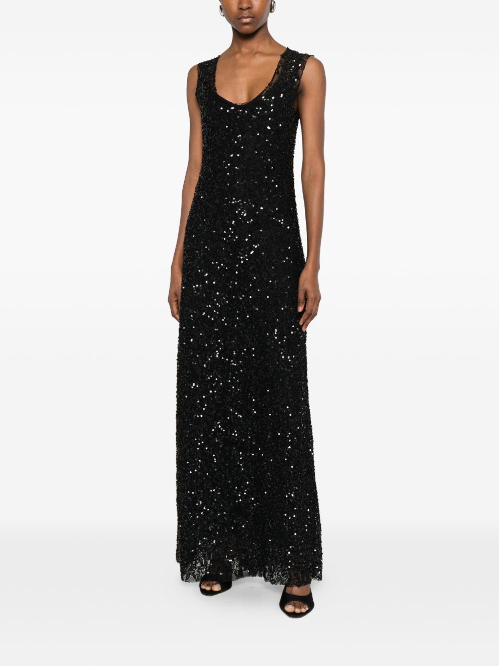 parosh Kleid Nudeln Frau schwarz