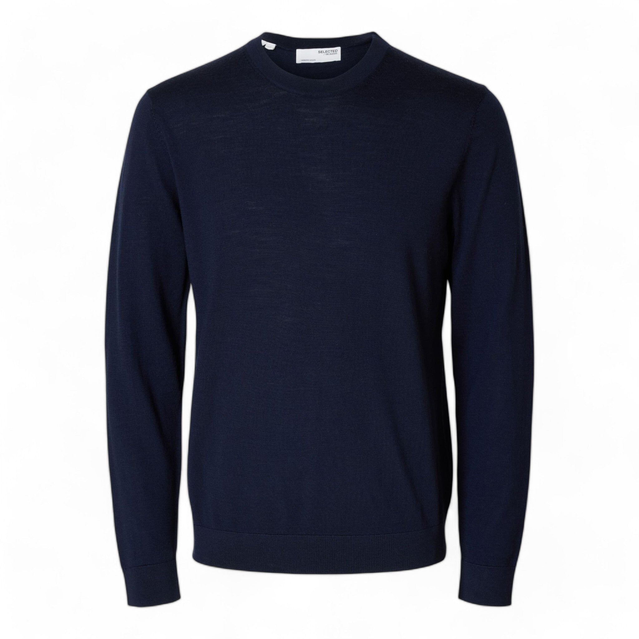 Selected Homme slhtray ls knit merino roll nagel noos