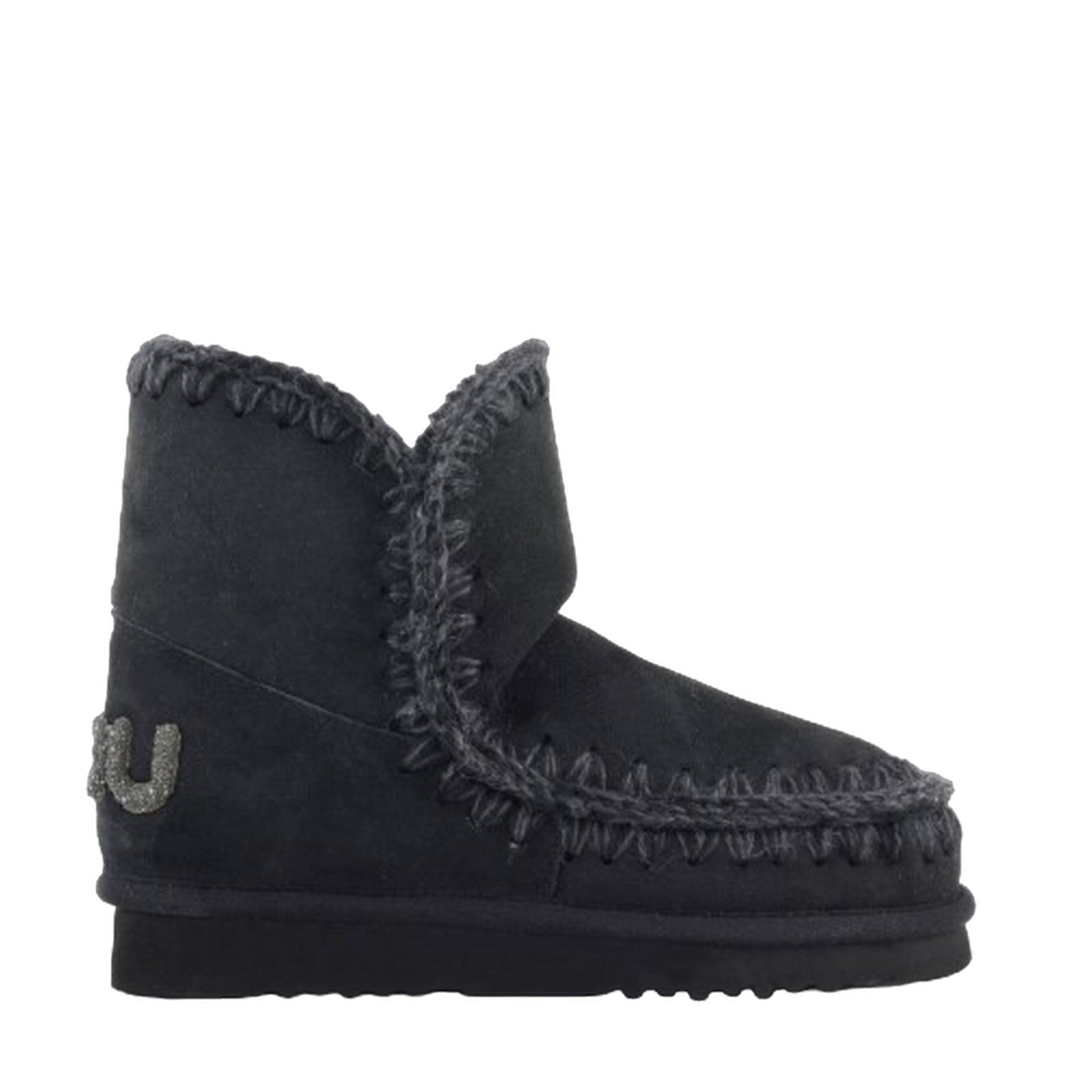 Damenschuhe Mou - eskimo 18 Glitter Logo - schwarz