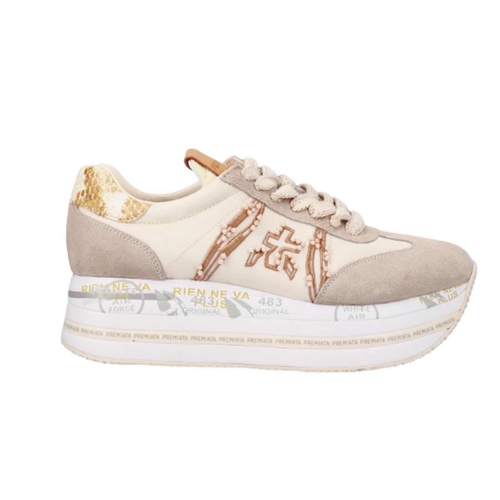 Sneaker Frau Premiata - beth - beige