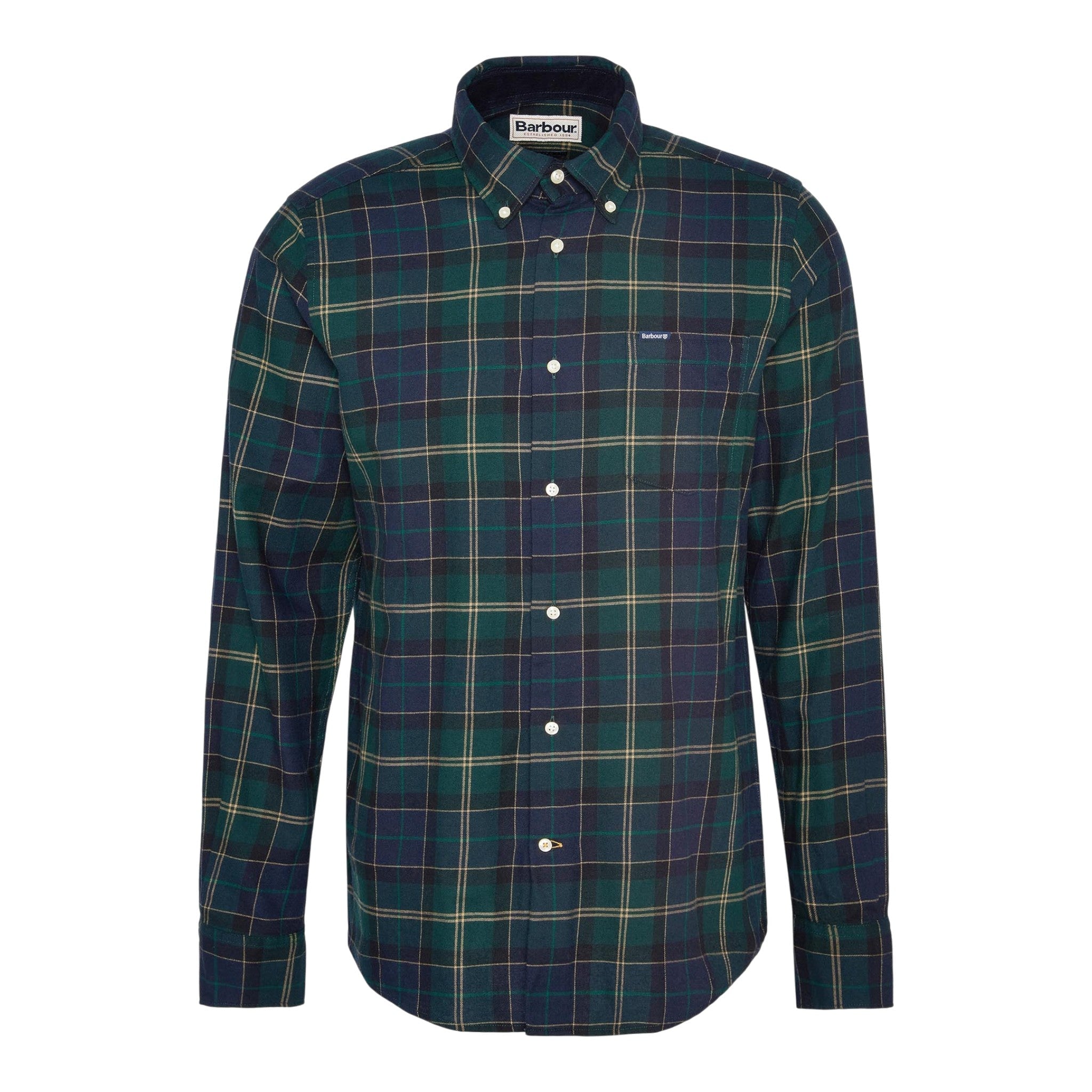 Shirt Hemd Barbour Fortrose Schneider Hemd - tartan green