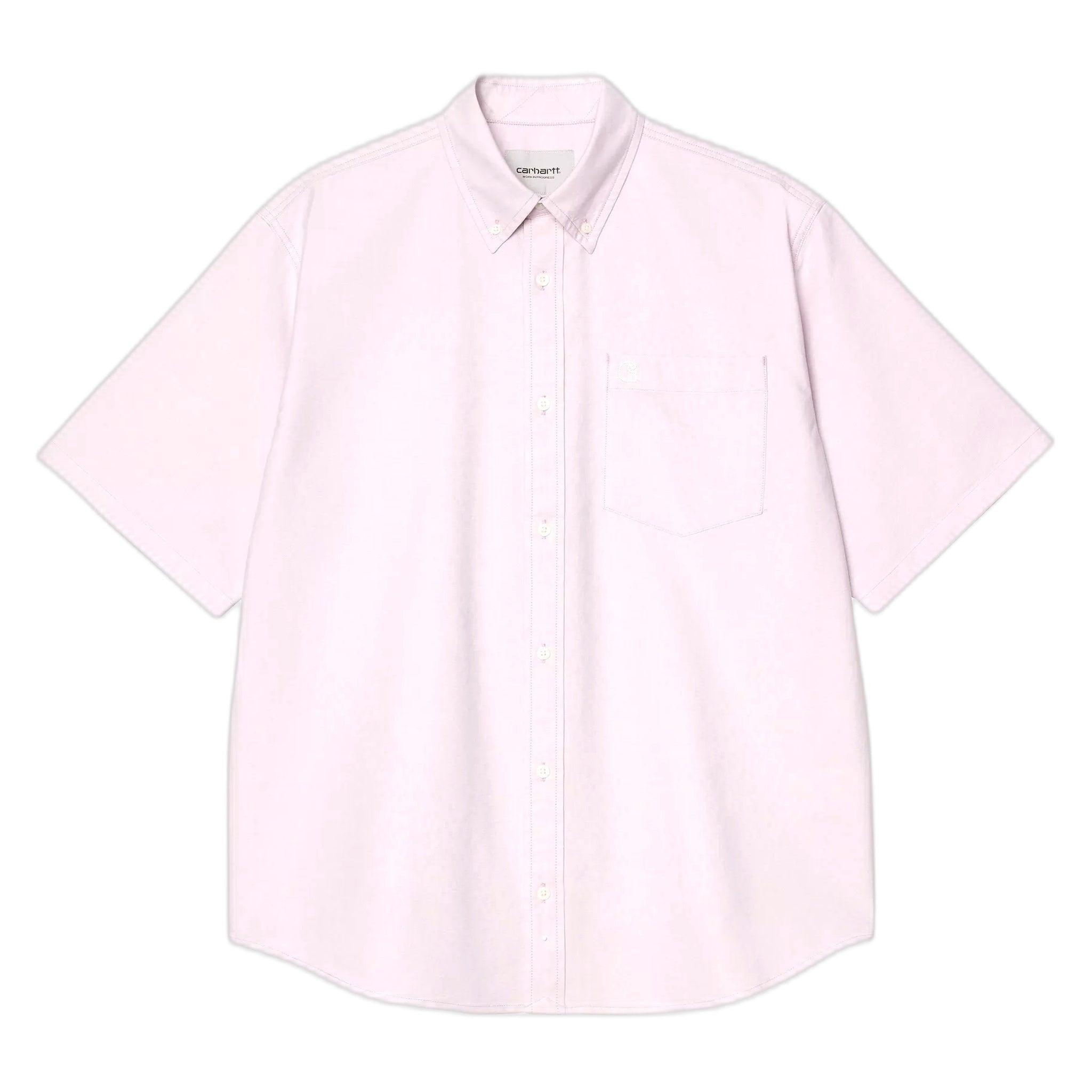 Shirt Hemd Carhartt Wip s/s Braxton Hemd - zart lila / Wachs