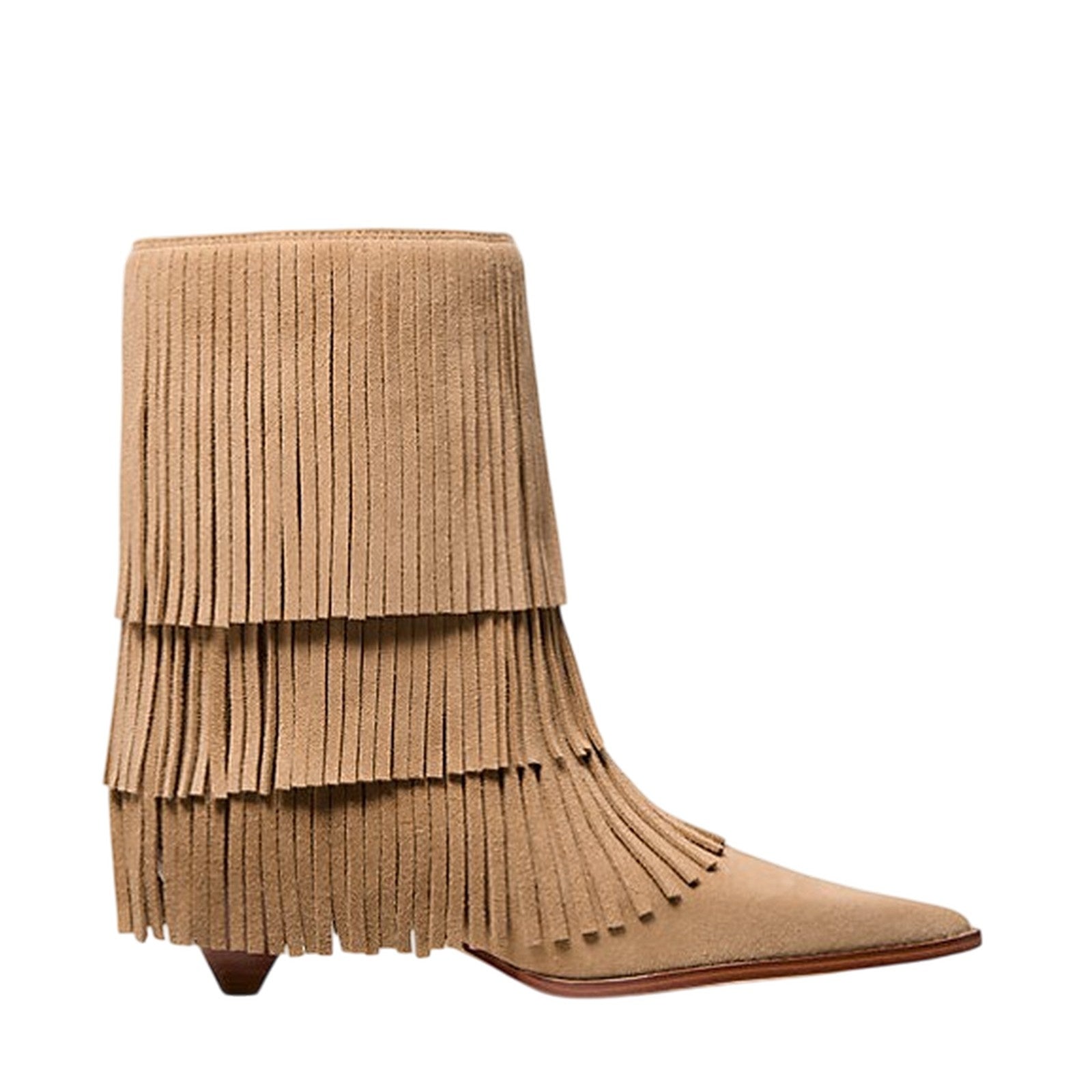 Damenschuhe Michael Kors - Jayla Fersenstiefel - beige