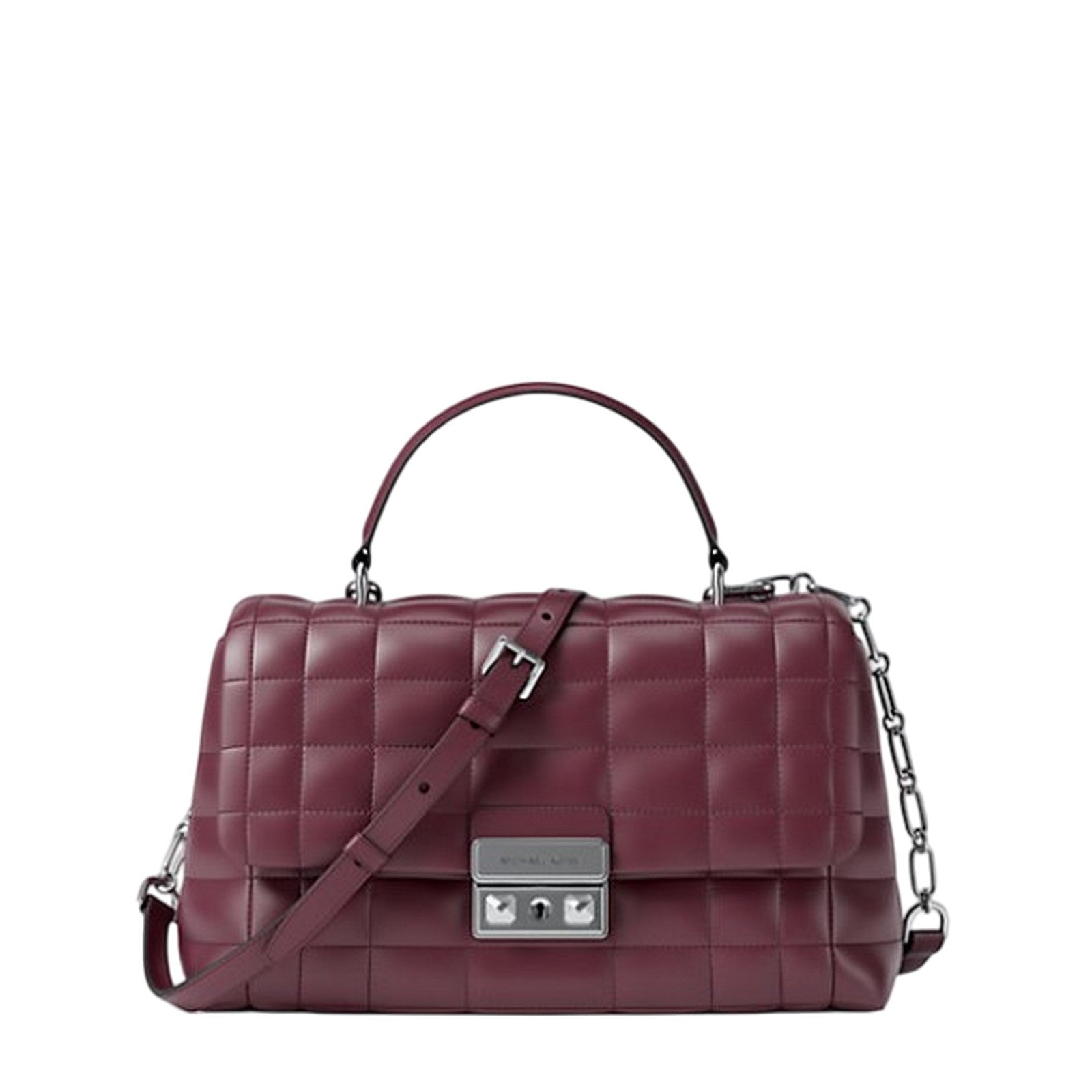 Frauen Handtaschen Michael Kors - md th satchel - burgundy
