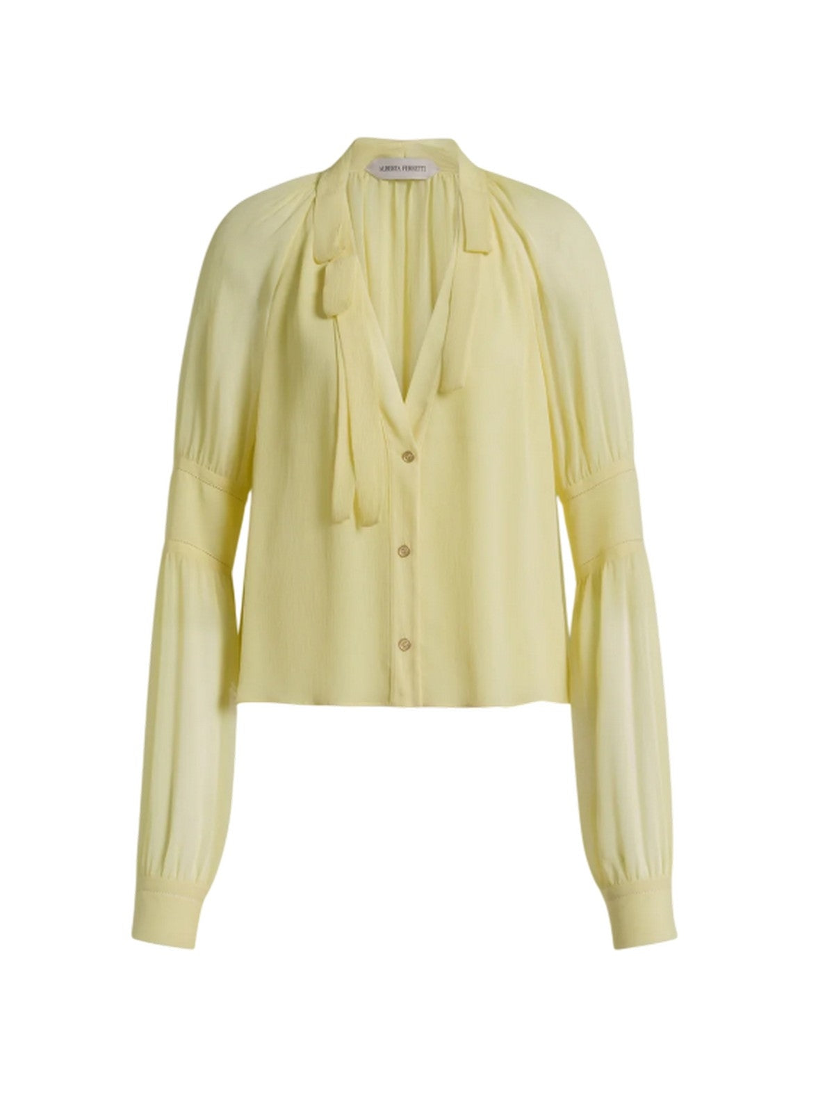 Blusen und Hemden Frau Alberta Ferretti - Creponne Hemd - gelb