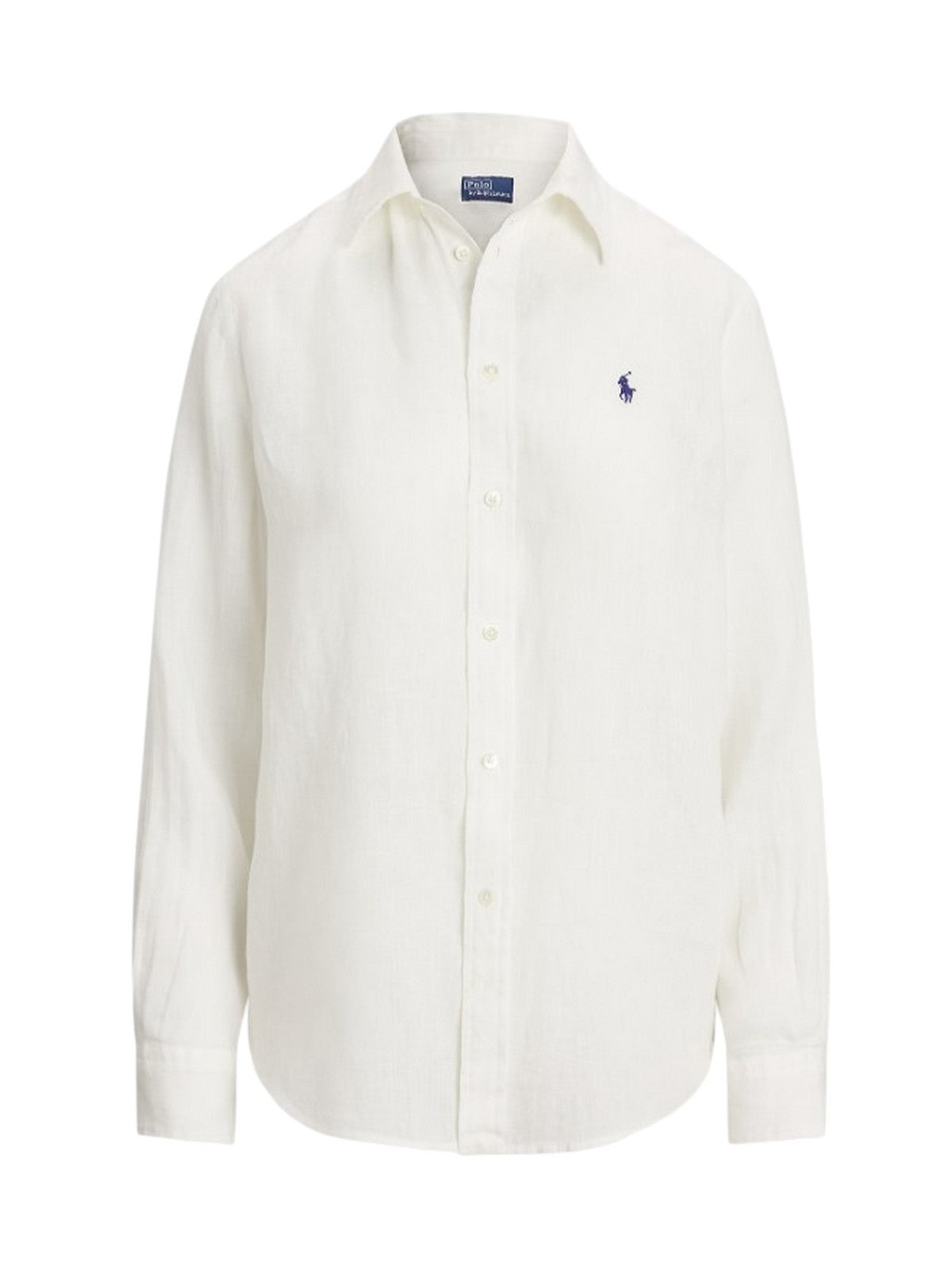 Blusen und Hemden Frau Ralph Lauren - klassisches Langarm-Taste vorne Hemd - weiB