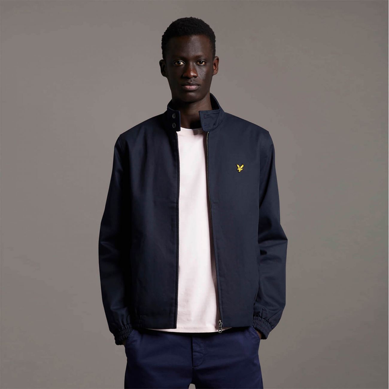 Jacken und Jacken Mann Lyle And Scott 1874 jk462vc harrington j. z271 dunkel navy