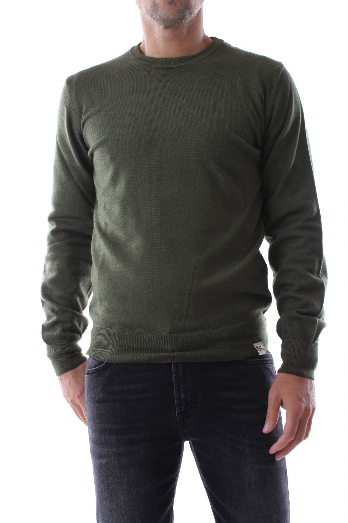 Hemden Mann Roy Roger's rru502ce491 Halsausschnitt fin.14 459 Militar